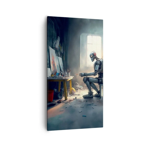Obraz na plátne - Akt stvorenia - 55x100 cm