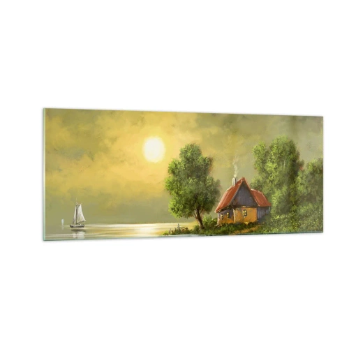 Obraz na skle - Krásne, ako z obrázku - 100x40 cm