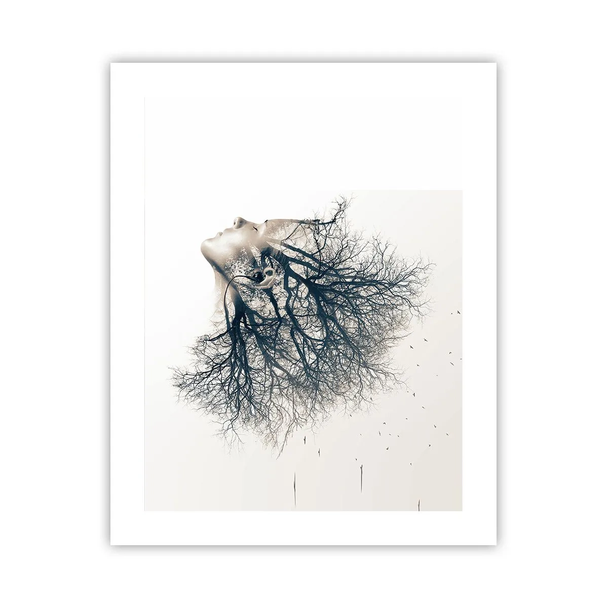 Plagát - Očarená šepotom stromu - 40x50 cm