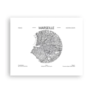 Plagát - Anatómia Marseille - 50x40 cm