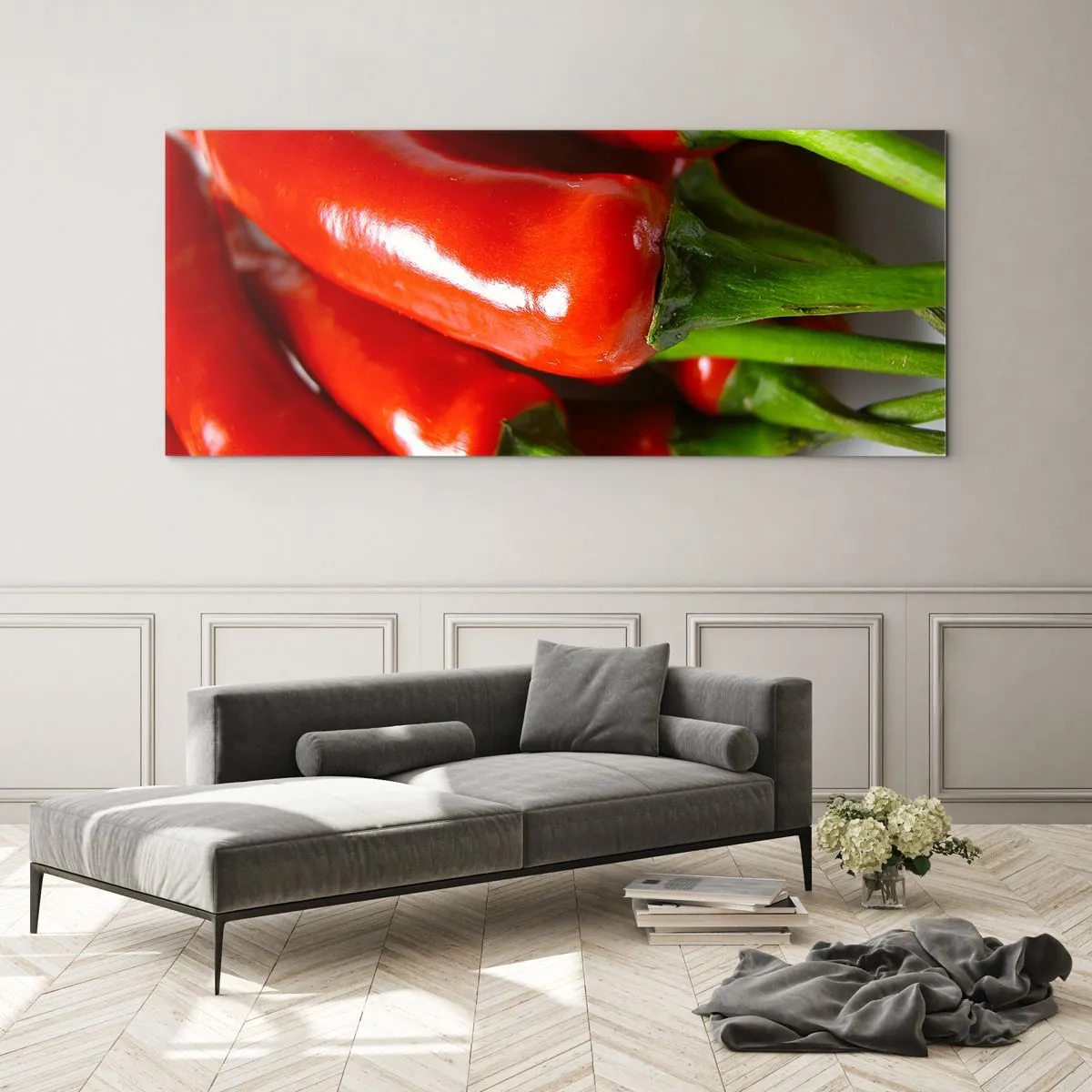 Obraz na skle - Šťavnaté, lesklé, hladké - 140x50 cm