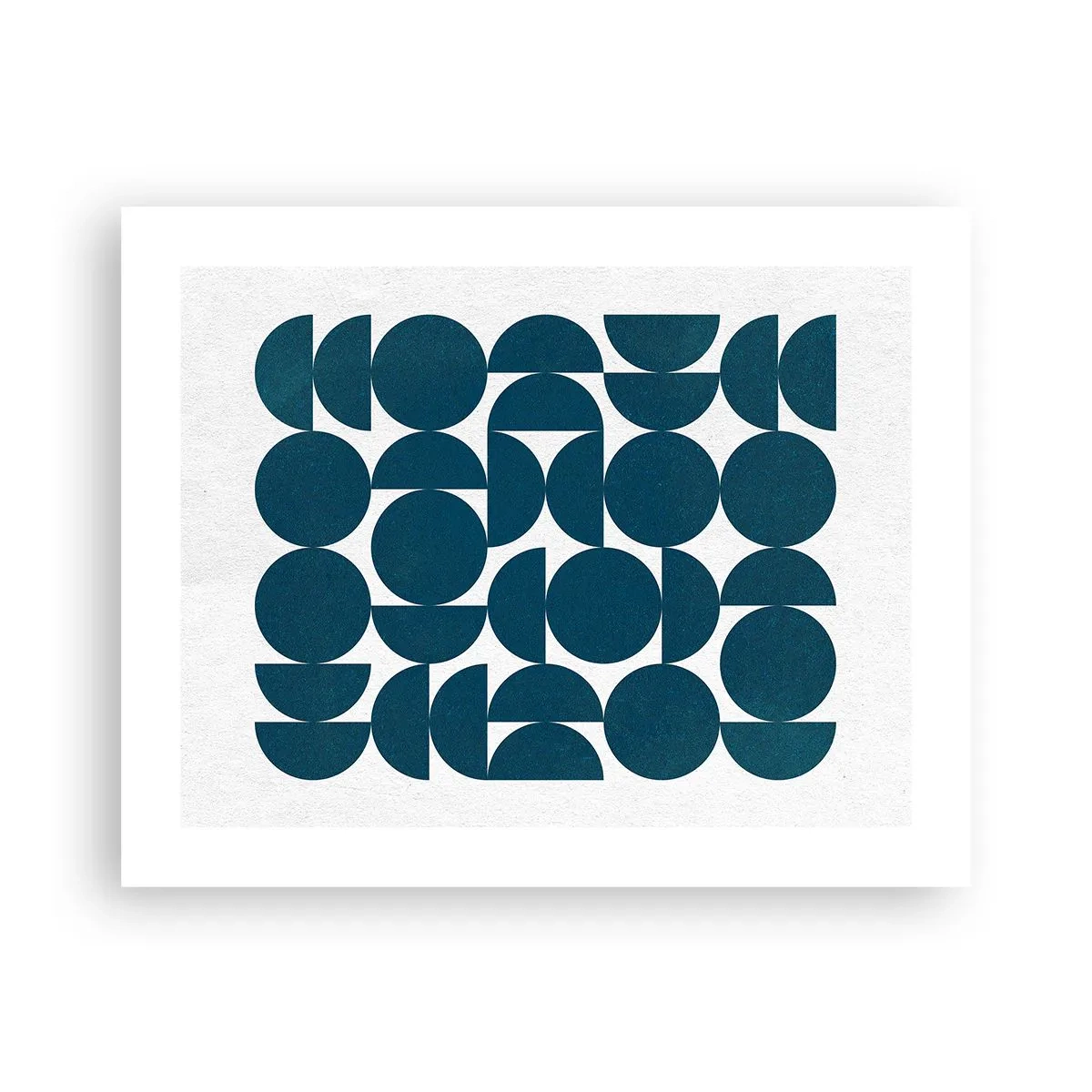 Plagát - Kruhy a polkruhy - 50x40 cm