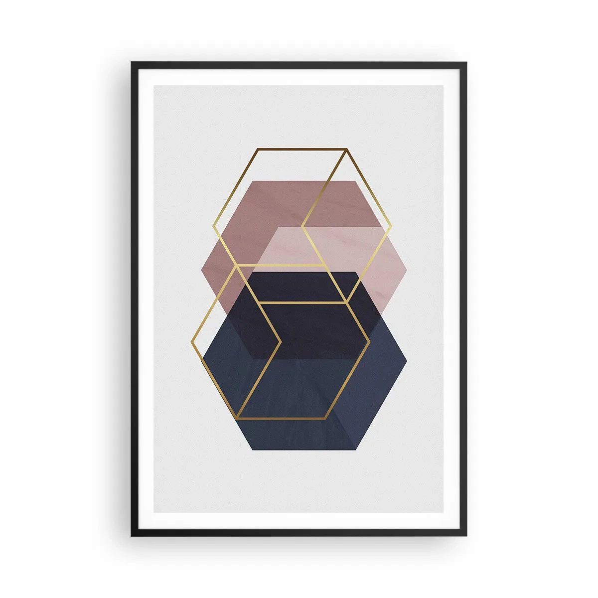 Plagát v čiernom ráme - Sila jednoduchosti - 70x100 cm