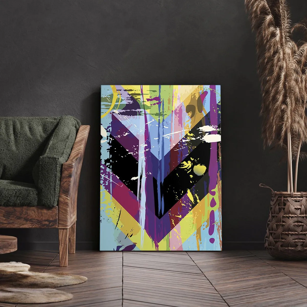 Obraz na plátne - Zhora nadol - 50x70 cm