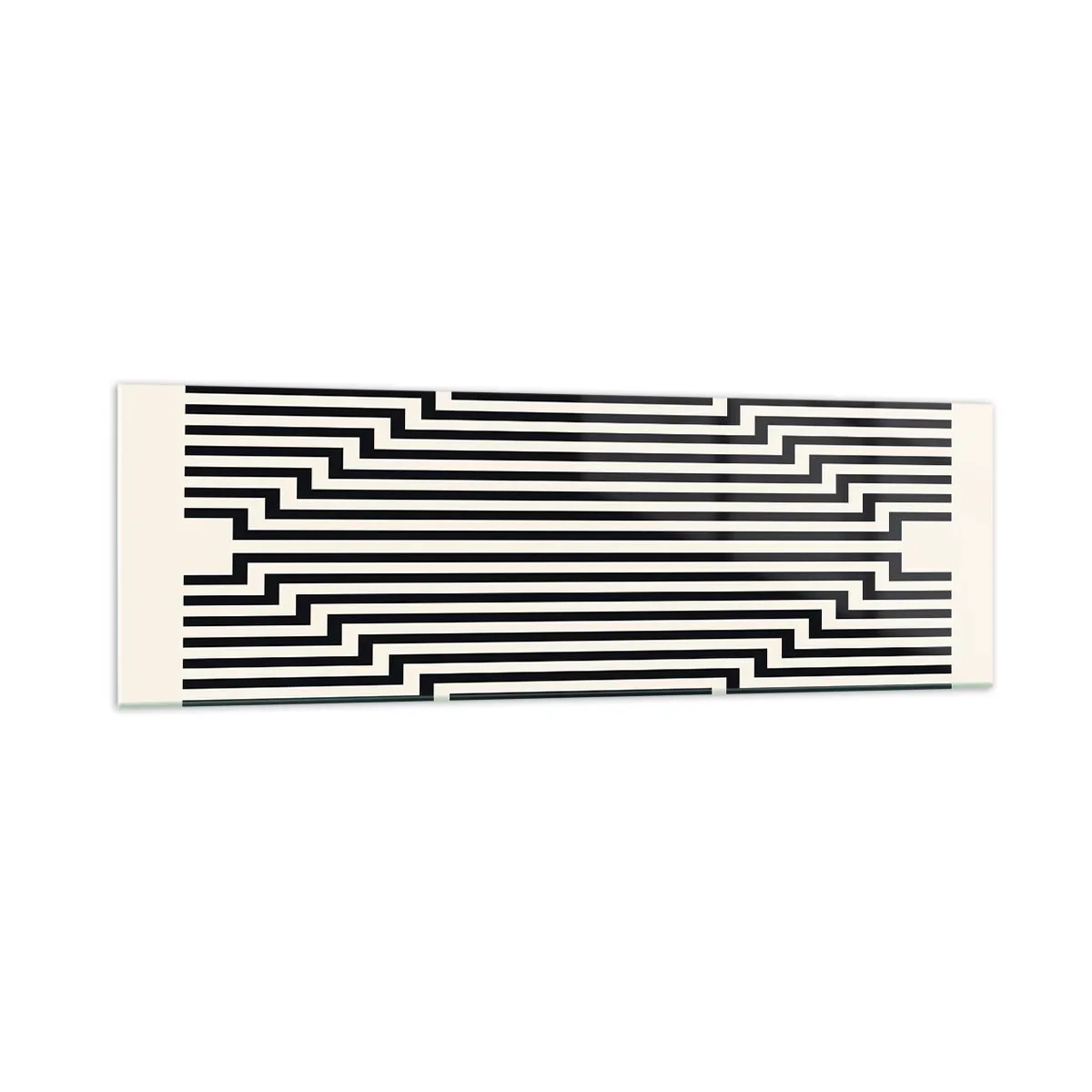 Obraz na skle - Geometrická ilúzia - 160x50 cm