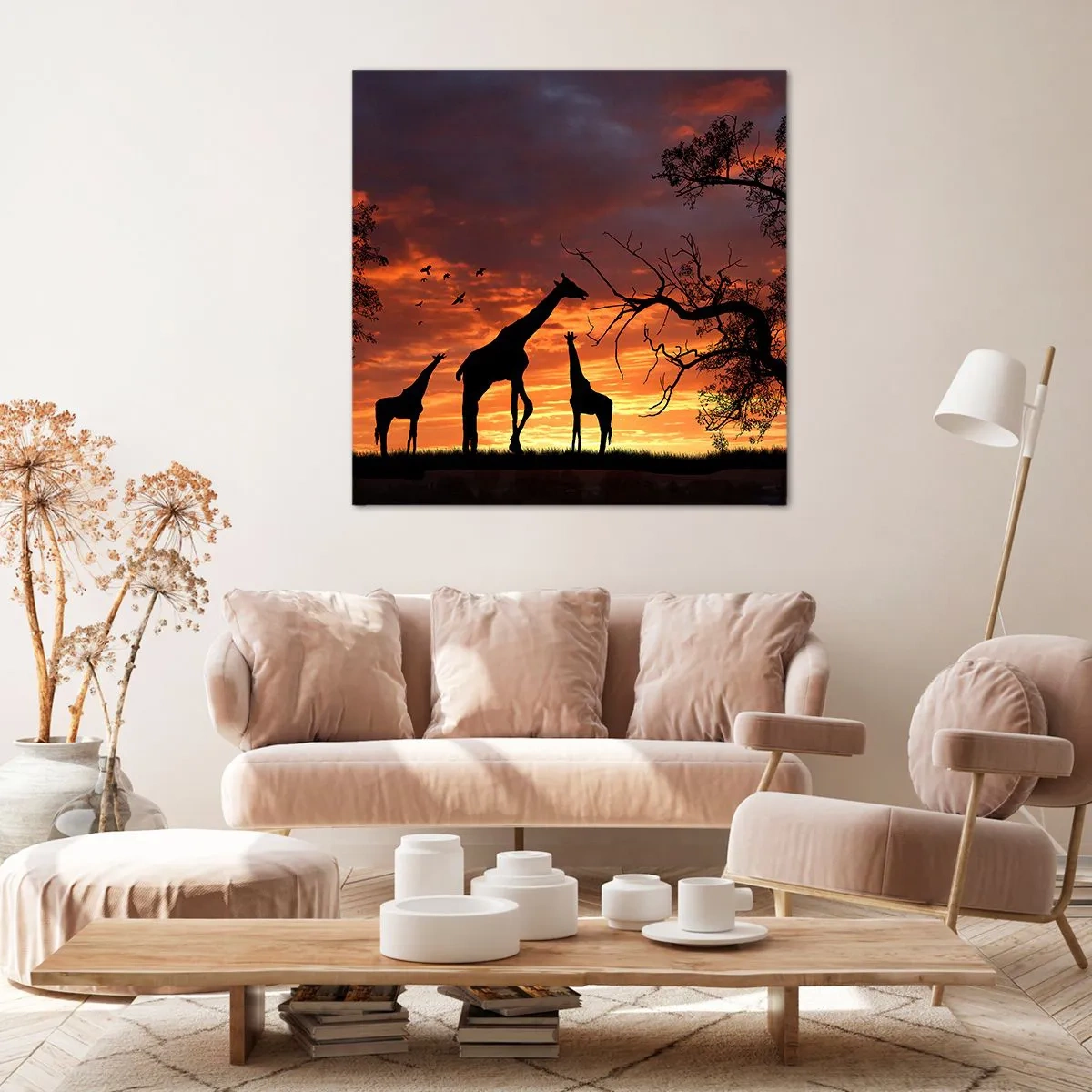 Obraz na plátne - Malá večera v kruhu najbližších - 40x40 cm