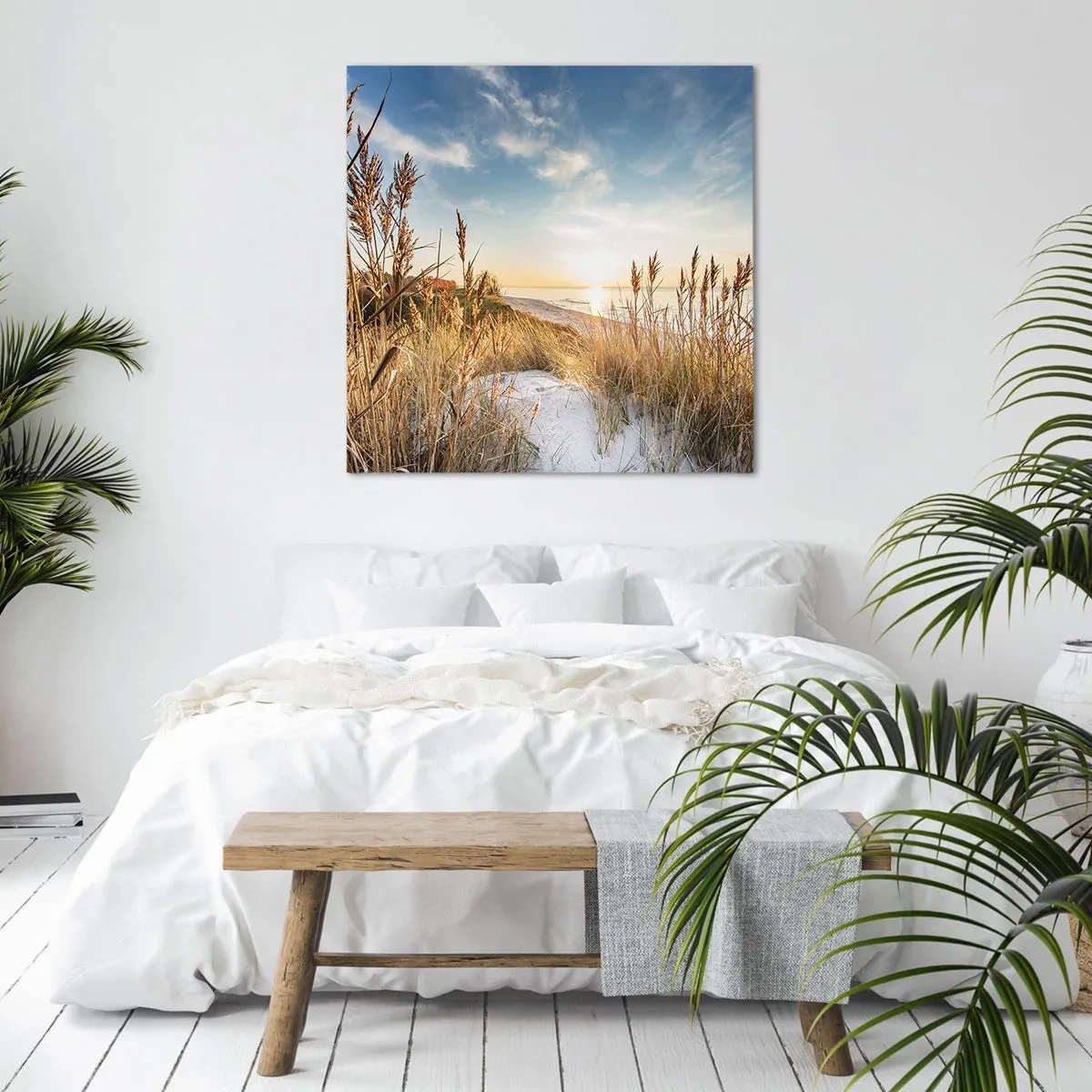Obraz na plátne - Severná pláž - 40x40 cm