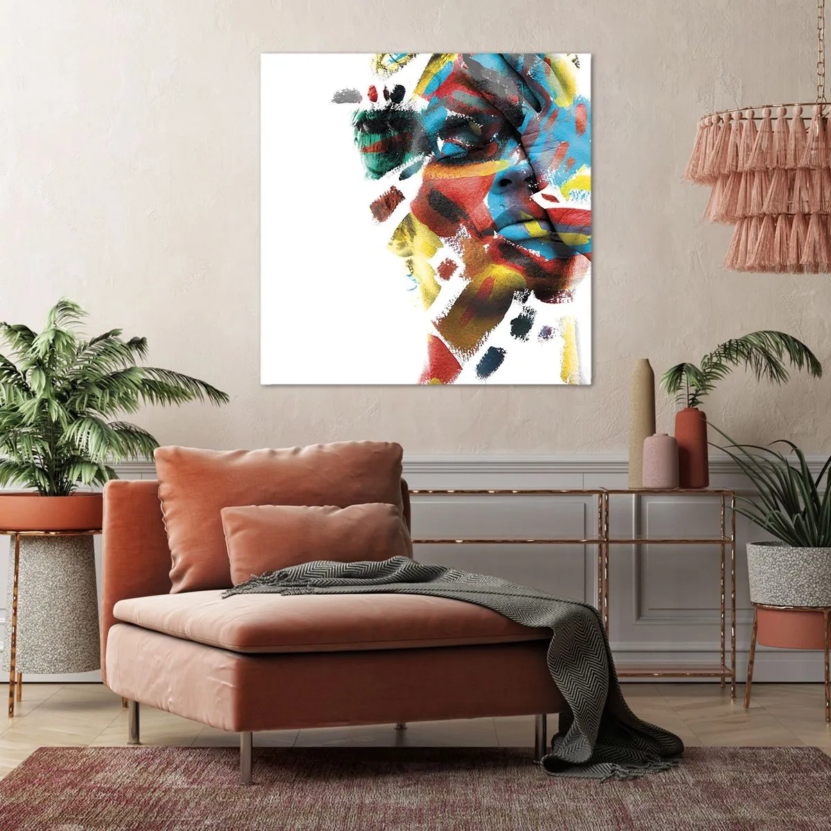 Obraz na plátne - Pestrá osobnosť - 60x60 cm