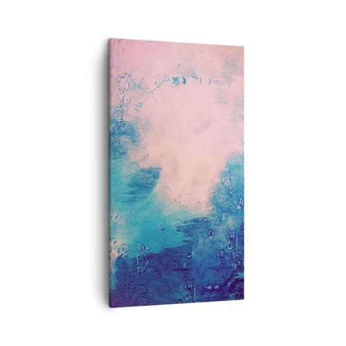 Obraz na plátne - Modré objatie - 45x80 cm