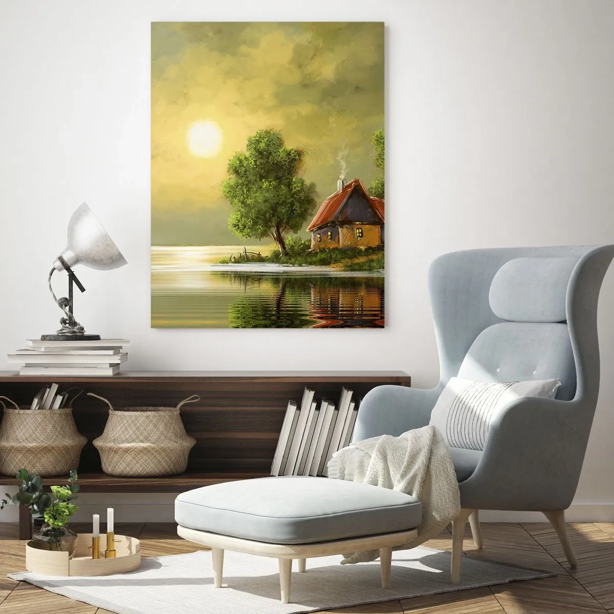 Obraz na skle - Krásne, ako z obrázku - 50x70 cm