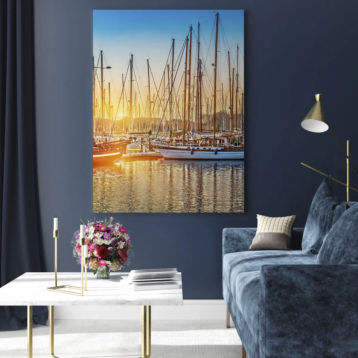 Obraz na skle - Vietor tiež musí spať - 50x70 cm