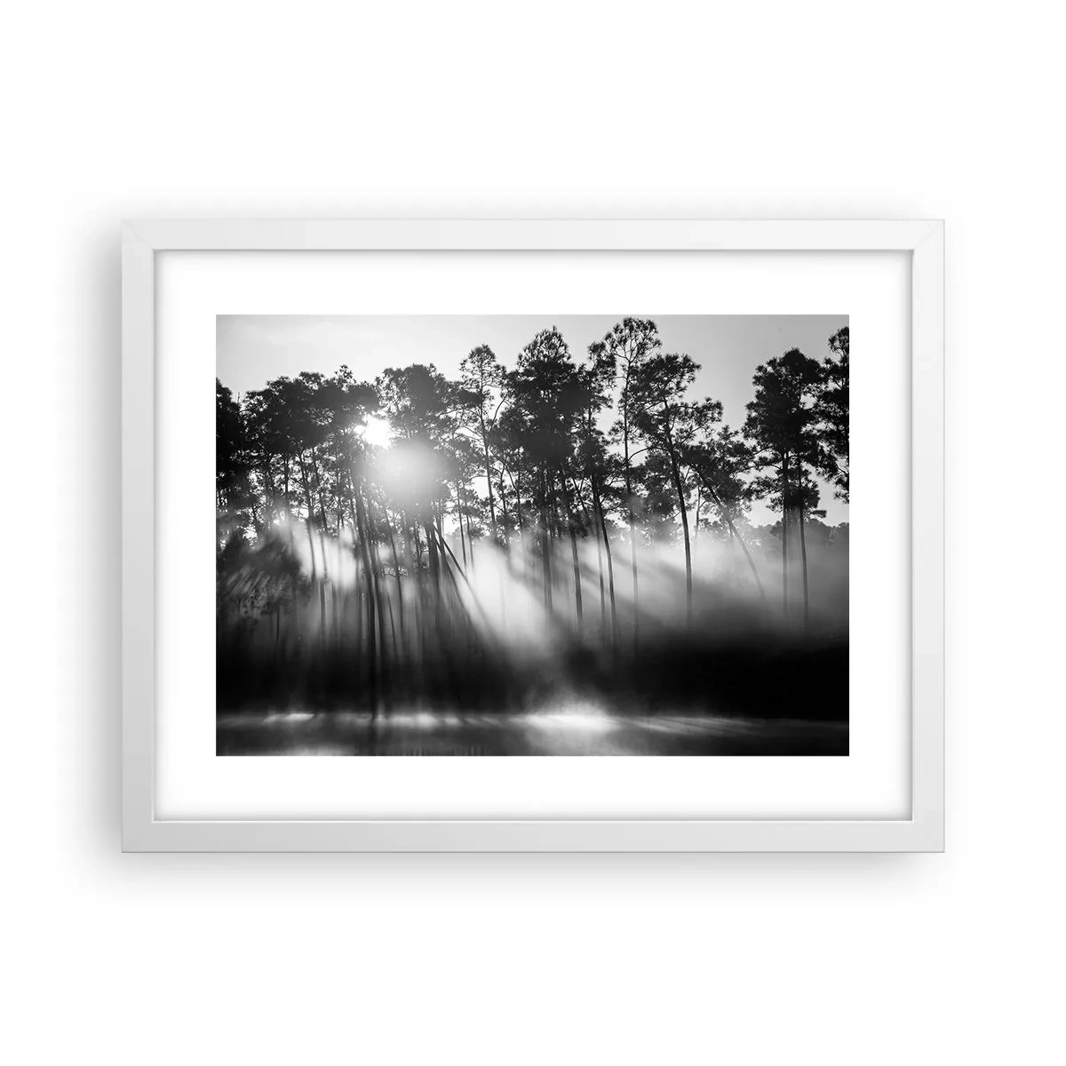 Plagát v bielom ráme - Nezastaviteľné slnko - 40x30 cm