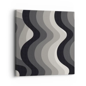 Obraz na plátne - Vlna za vlnou - 40x40 cm