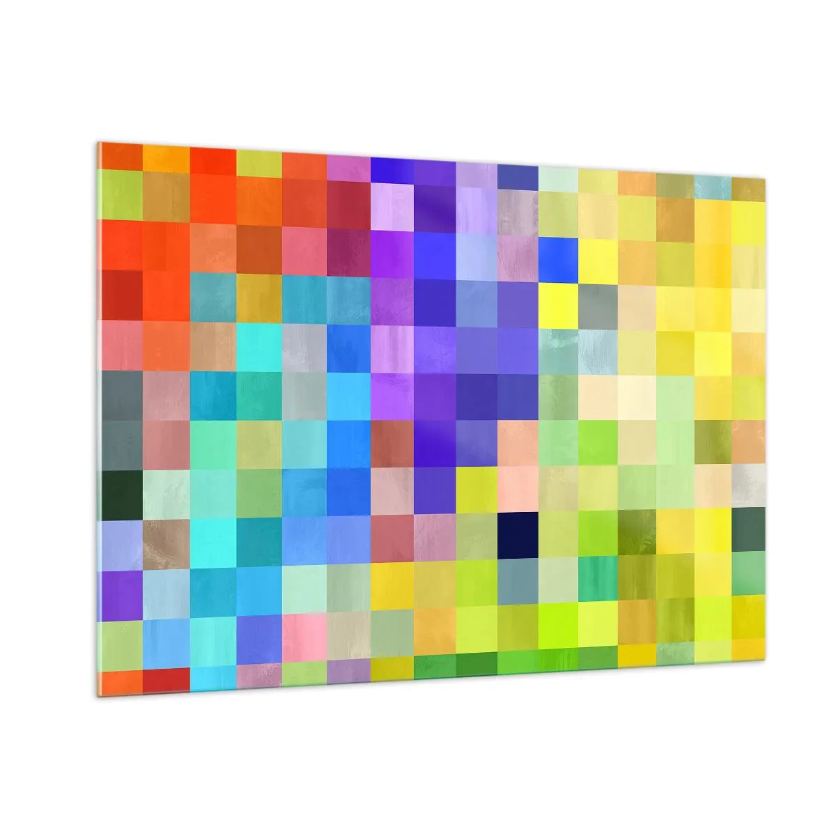 Obraz na skle - Každý iný, všetky rovné - 100x70 cm