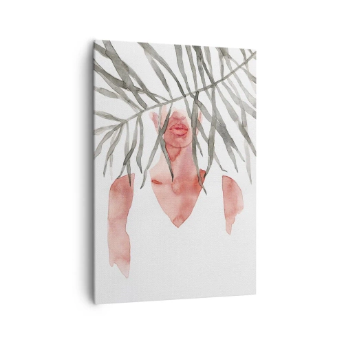 Obraz na plátne - Dáma trópov - 70x100 cm