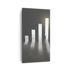 Obraz na plátne - Úspech – impresia - 45x80 cm