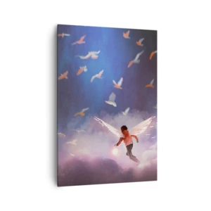 Obraz na plátne - Treba mať odvahu a predstavivosť - 70x100 cm