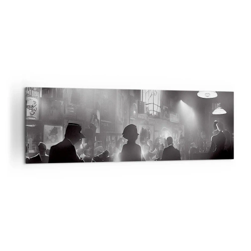Obraz na plátne - V jazzovej atmosfére - 160x50 cm
