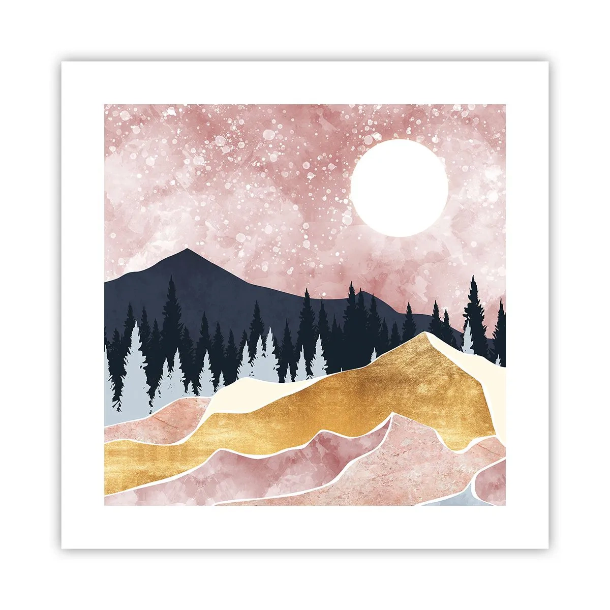 Plagát - Nočná hliadka - 40x40 cm