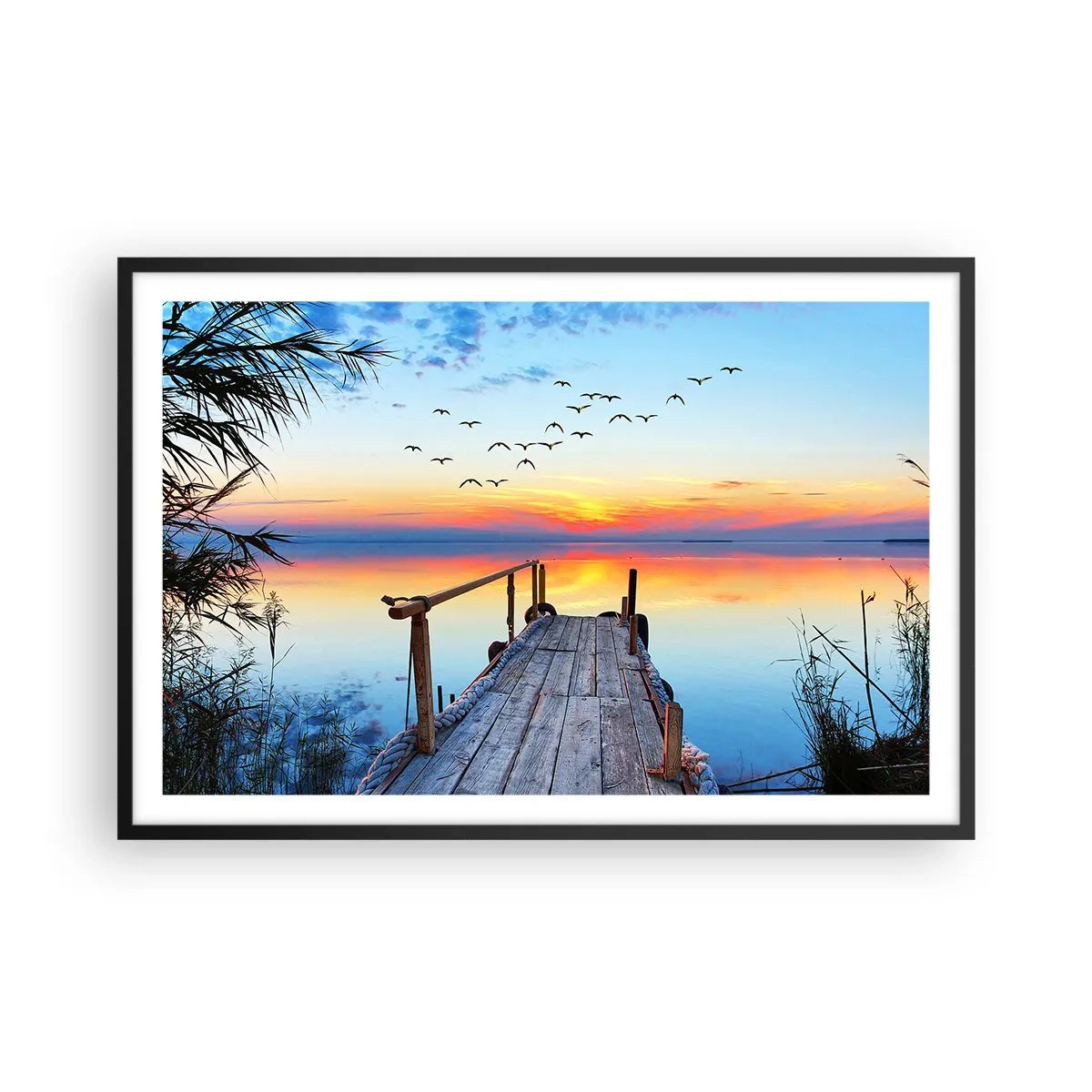 Plagát v čiernom ráme - Je čas isť späť… - 91x61 cm