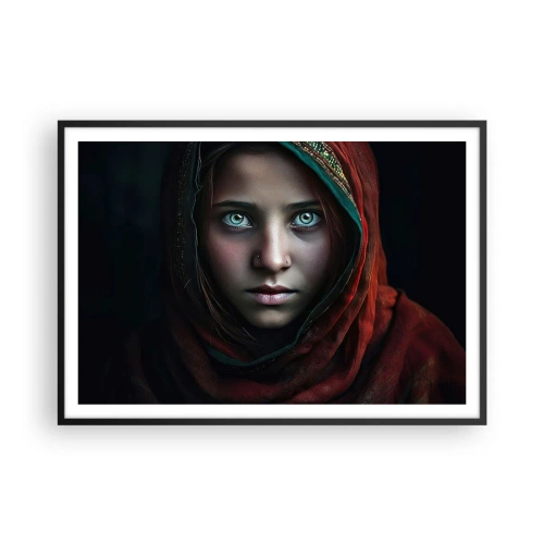 Plagát v čiernom ráme - Východná princezná - 100x70 cm