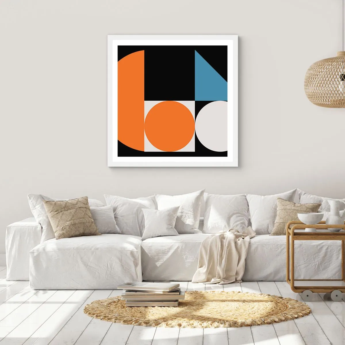 Plagát v bielom ráme - Figurínový systém - 60x60 cm