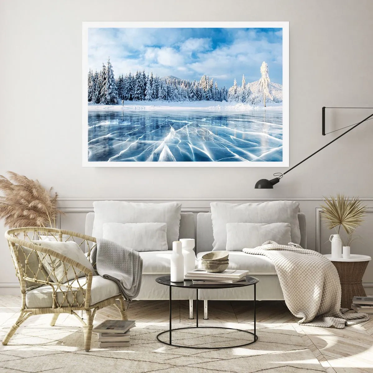 Plagát - Oslnivý a kryštalický pohľad - 100x70 cm