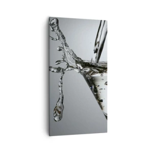 Obraz na plátne - Nad okrajom pohára - 55x100 cm