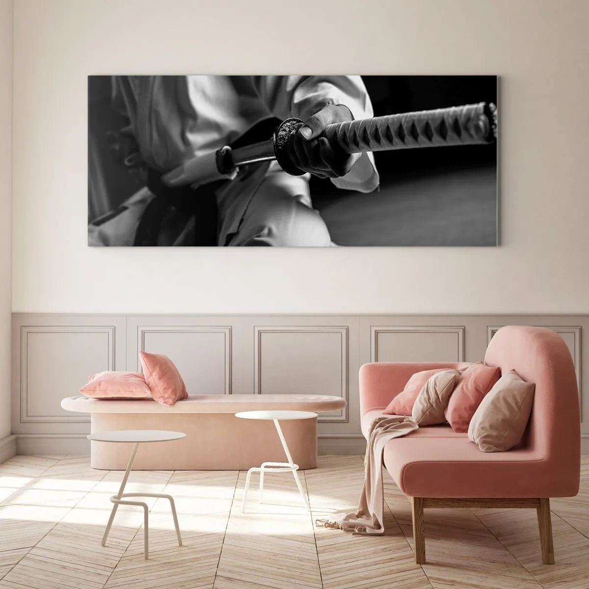 Obraz na skle - Duša bojovníka - 160x50 cm