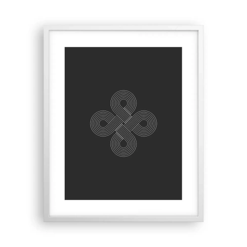 Plagát v bielom ráme - V keltskom duchu - 40x50 cm