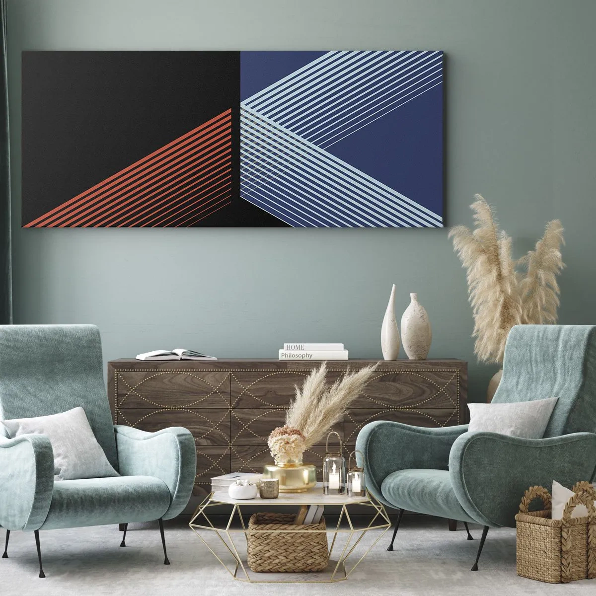 Obraz na plátne - Jednoduchý príbeh - 160x50 cm