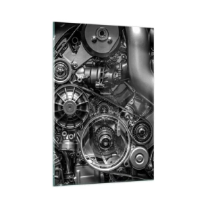 Obraz na skle - Poézia mechaniky - 70x100 cm