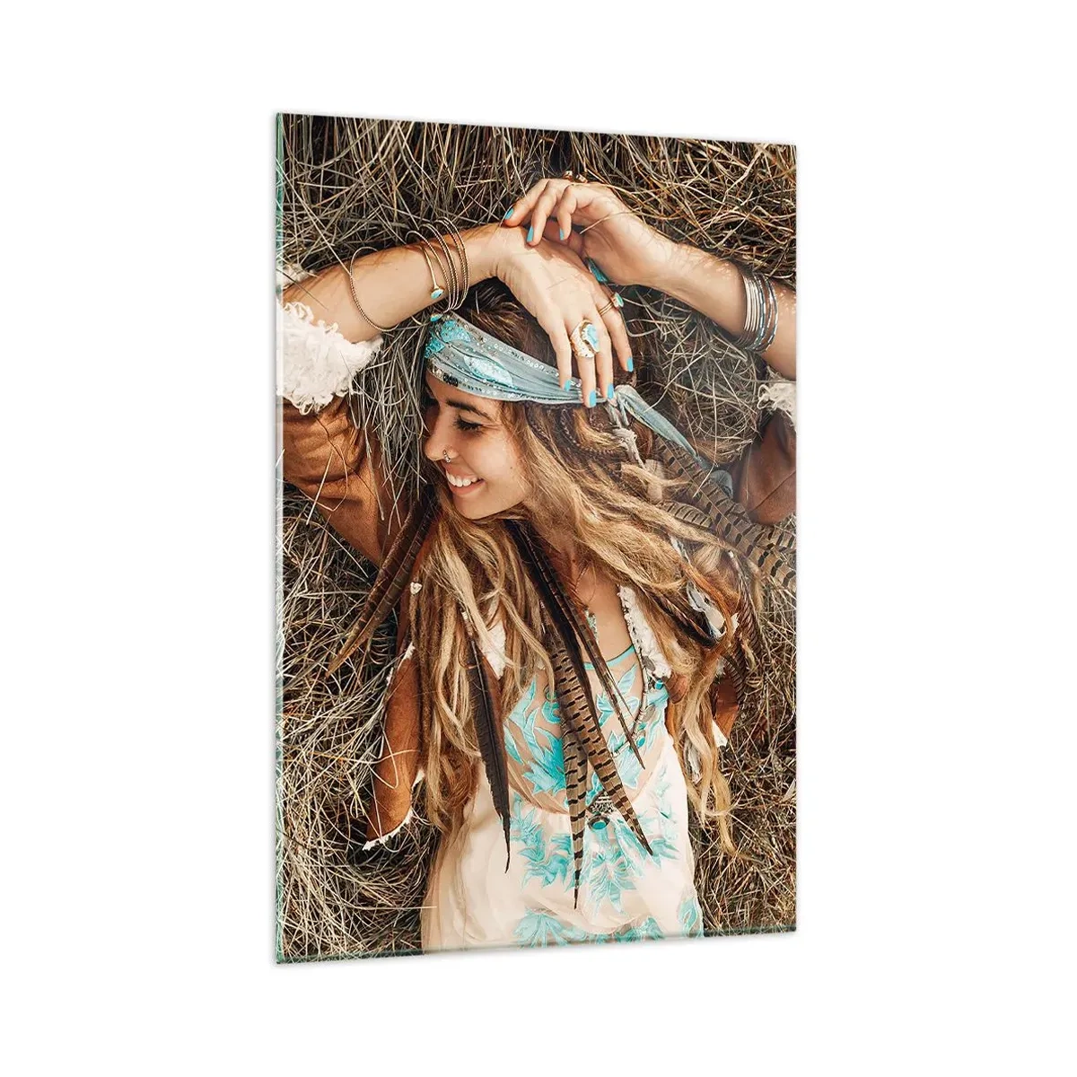 Obraz na skle - Na ceste do leta lásky - 80x120 cm