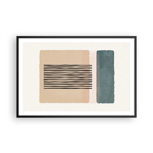 Plagát v čiernom ráme - Všetko v poriadku - 91x61 cm