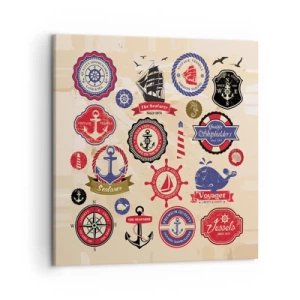 Obraz na plátne - Námornícke bratstvo - 50x50 cm