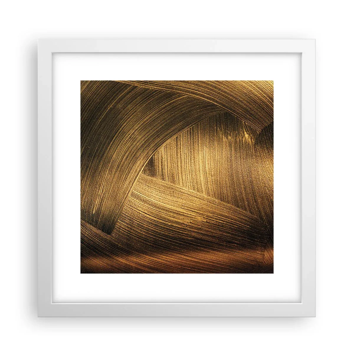 Plagát v bielom ráme - V zlatom labyrinte - 30x30 cm