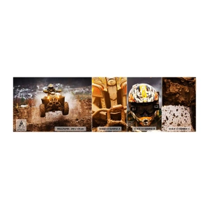 Vzorka Fototapeta Standard Eco - No risk no fun - Šport, Quad, Závod - 100x30 cm