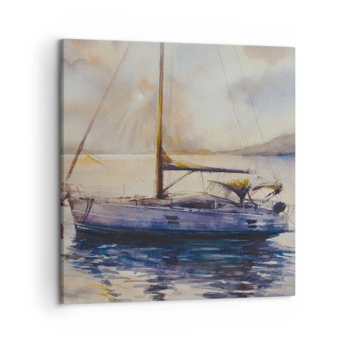 Obraz na plátne - Večer v zátoke - 50x50 cm