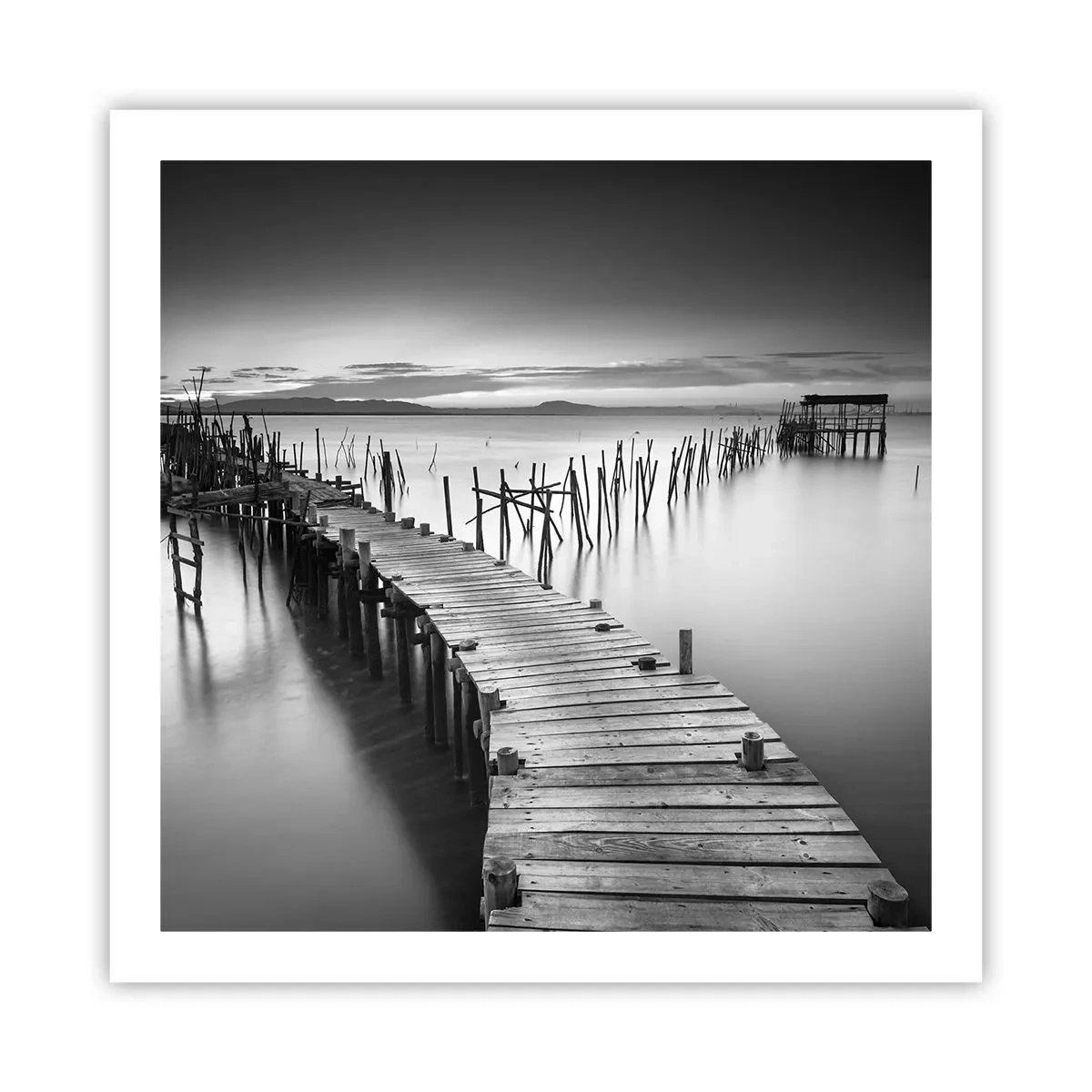 Plagát - Pokoj zabudnutého brehu - 60x60 cm