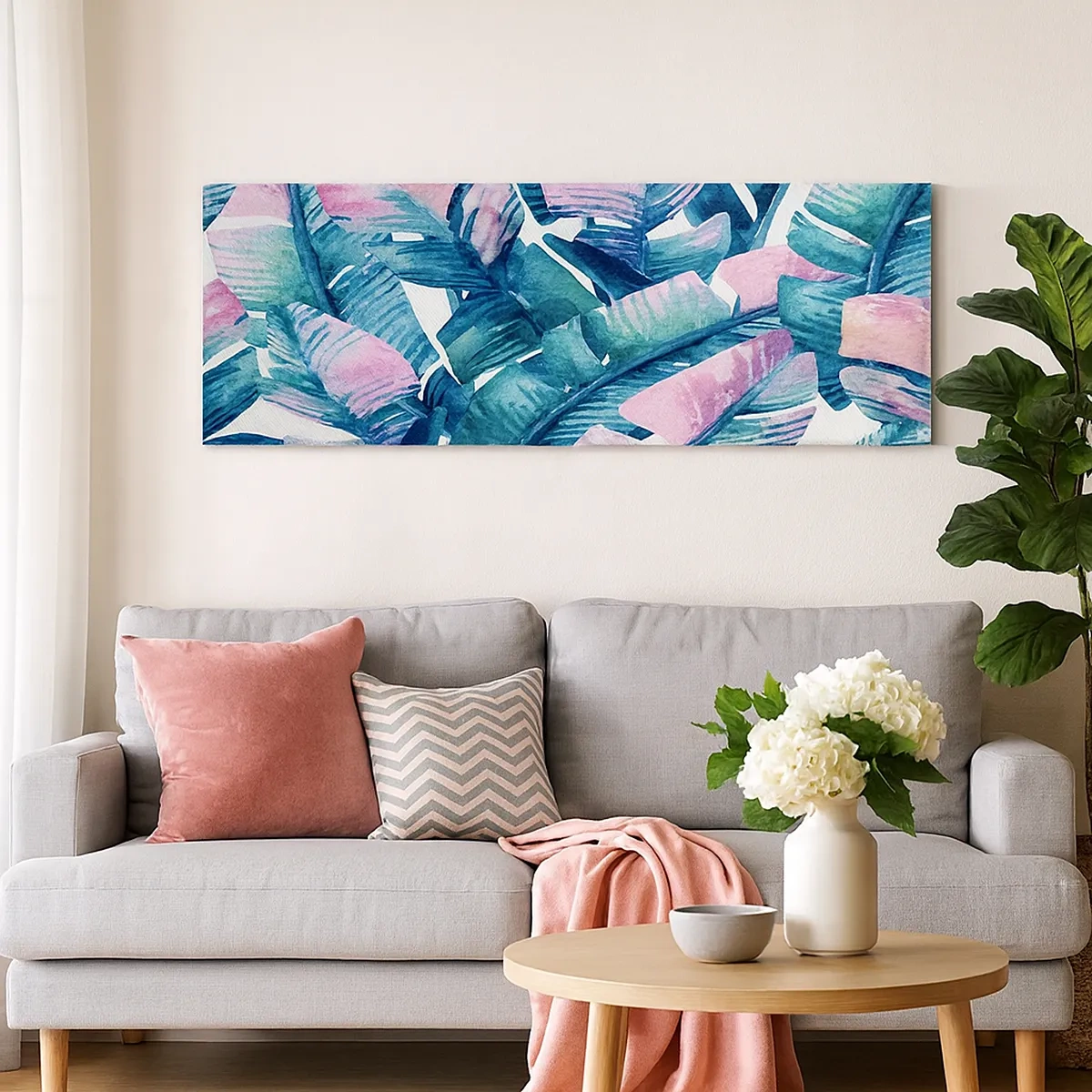 Obraz na plátne - V banánovom háji - 30x30 cm