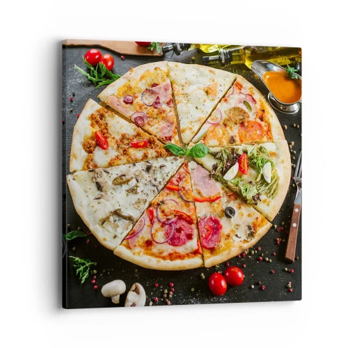 Obraz na plátne - Vejár chutí - 40x40 cm