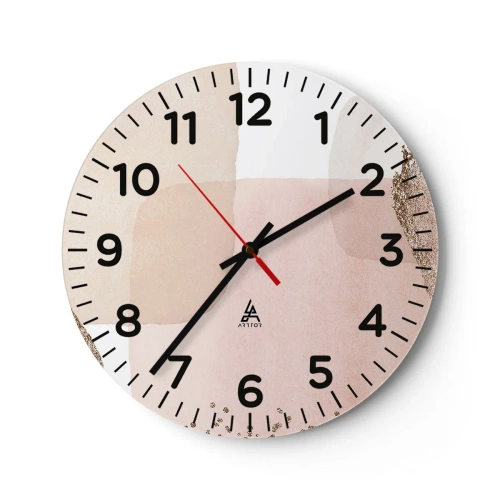 Nástenné hodiny - Pohľad cez farby - 30x30 cm