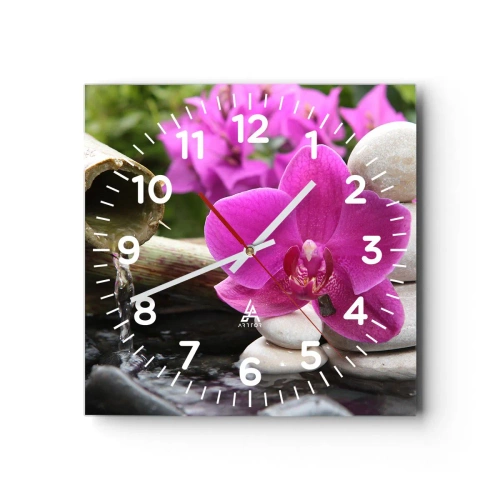 Nástenné hodiny - Už odpočívaš - 30x30 cm