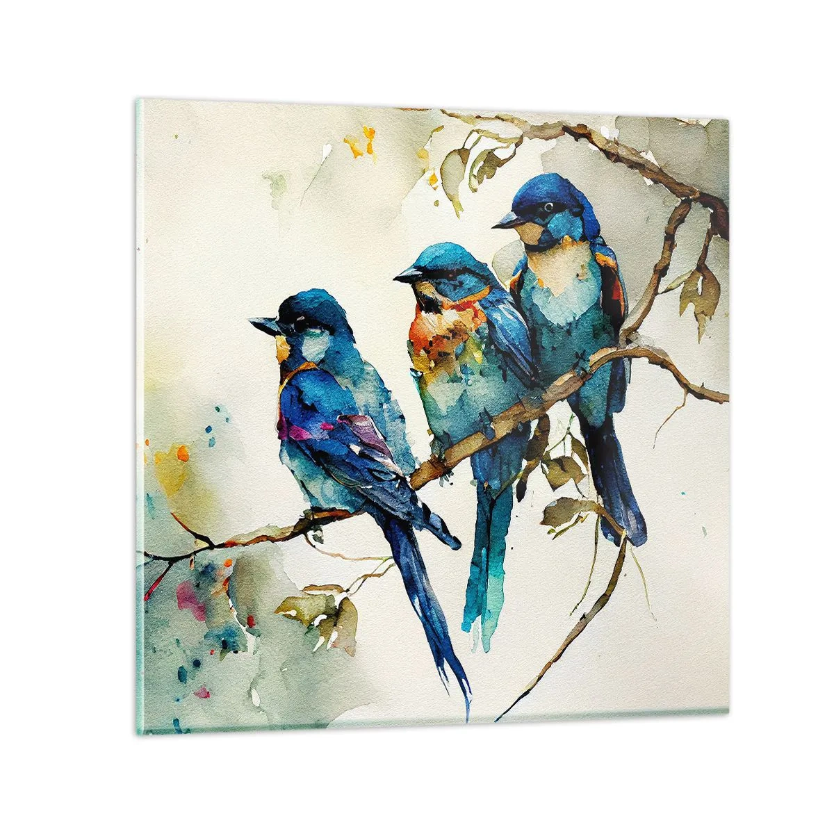 Obraz na skle - Urazil sa? - 60x60 cm