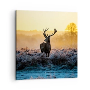 Obraz na plátne - Korunovaný na svojom panstve - 60x60 cm