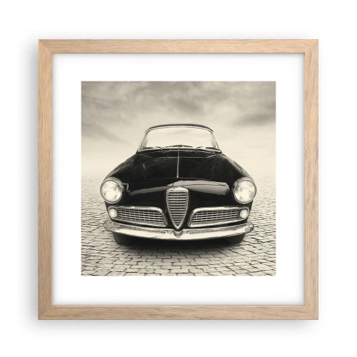 Plagát v ráme zo svetlého duba - Ako ma nemilovať? - 30x30 cm