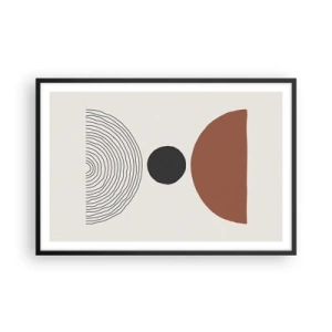 Plagát v čiernom ráme - V centre pozornosti - 91x61 cm