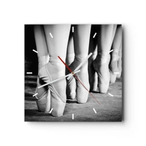 Nástenné hodiny - Spoločne, ľahko - 40x40 cm