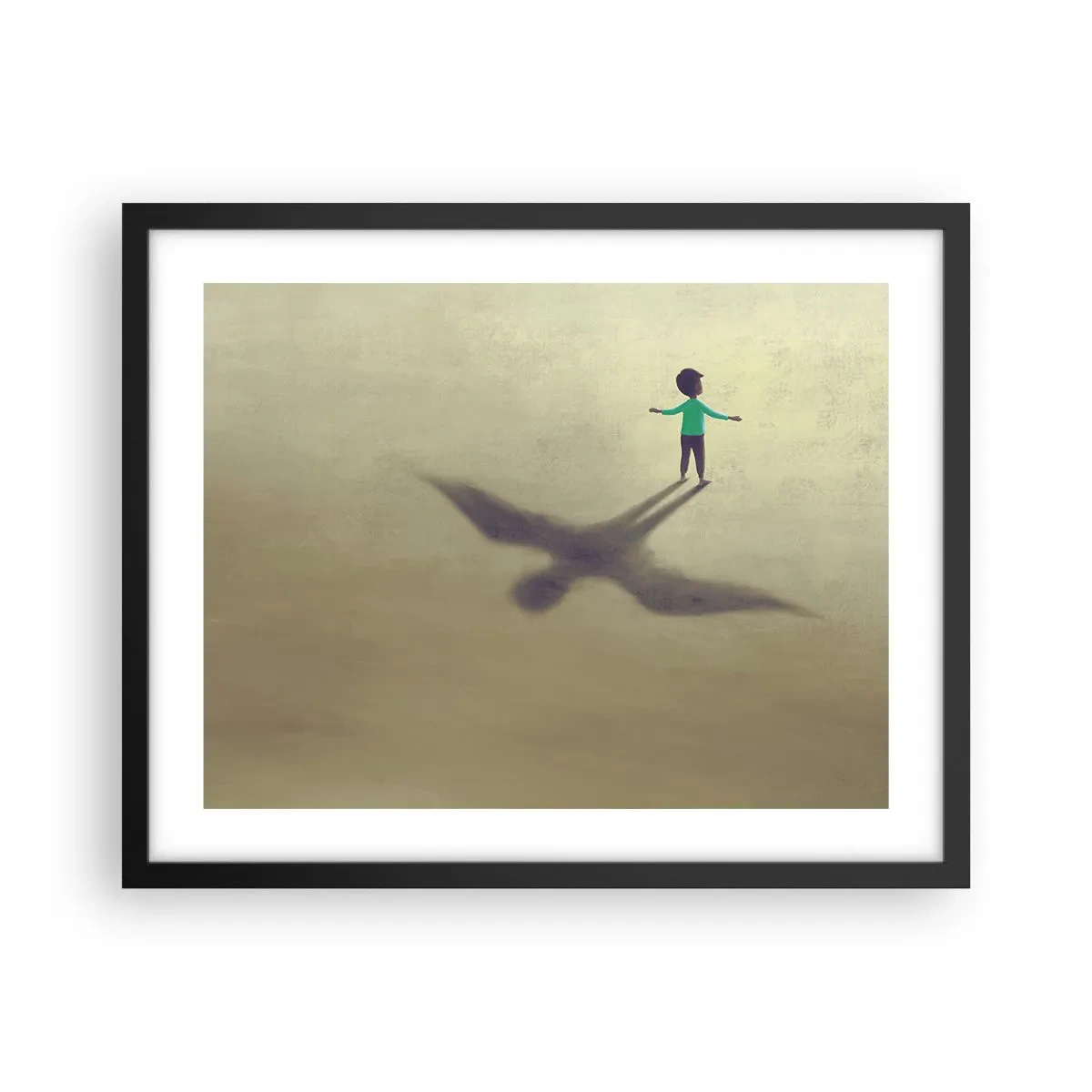 Plagát v čiernom ráme - Hrdina budúcnosti - 50x40 cm