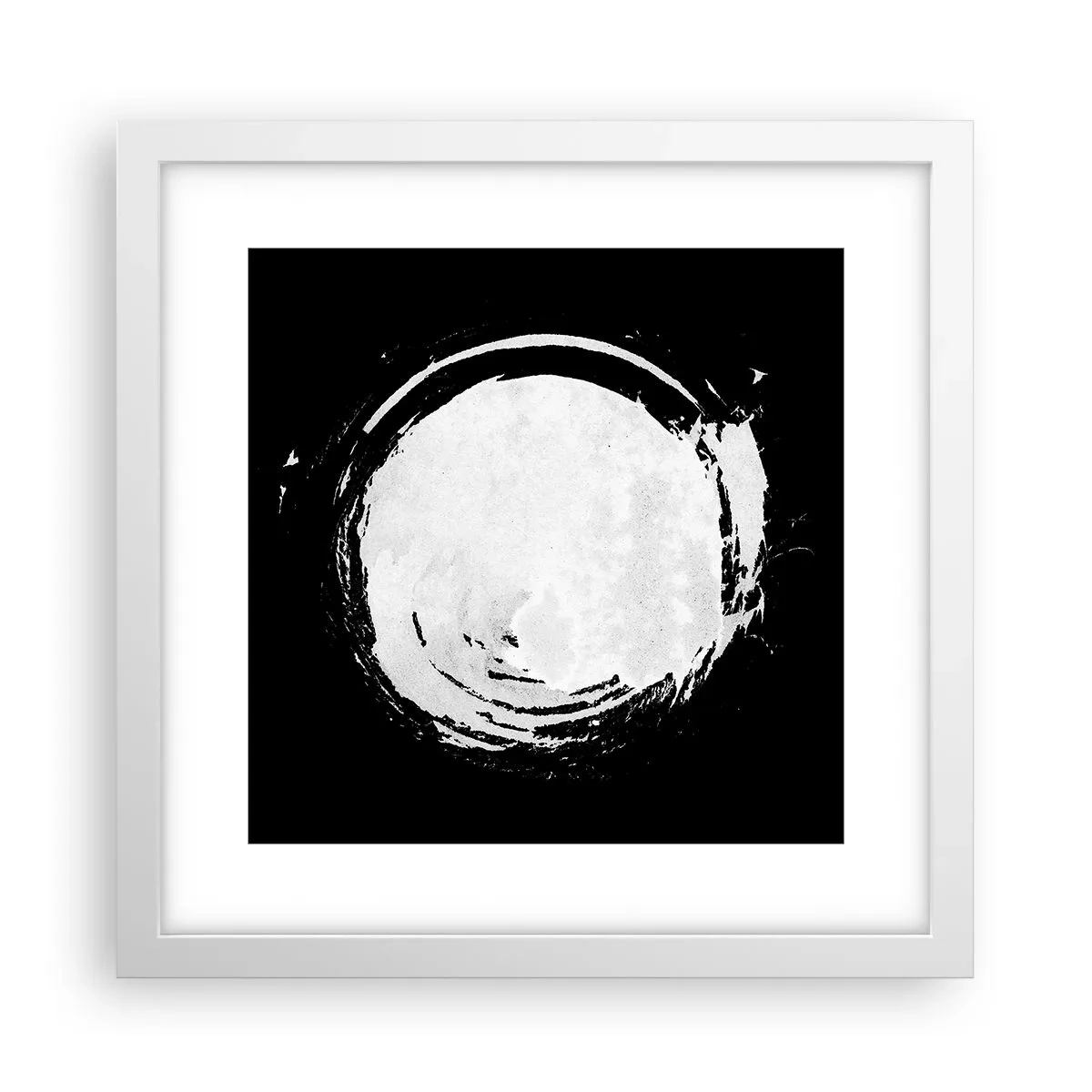 Plagát v bielom ráme - Správne riešenie - 30x30 cm